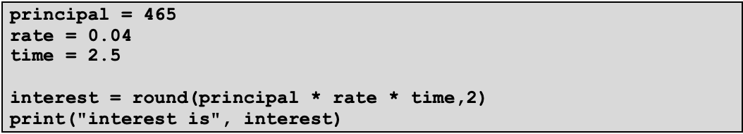 Chapter 5 – Python Textbook