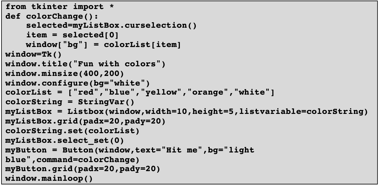 Chapter 13 – Python Textbook